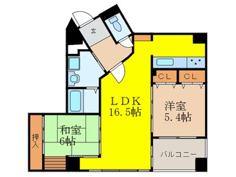 間取図 グランフェニックス吹田