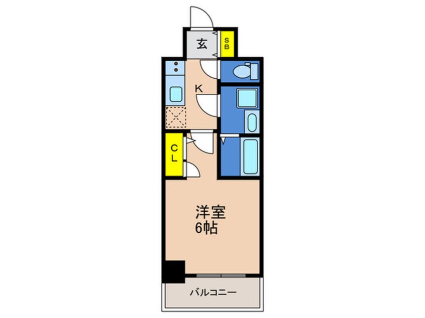 間取図 レオンコンフォート神戸駅前