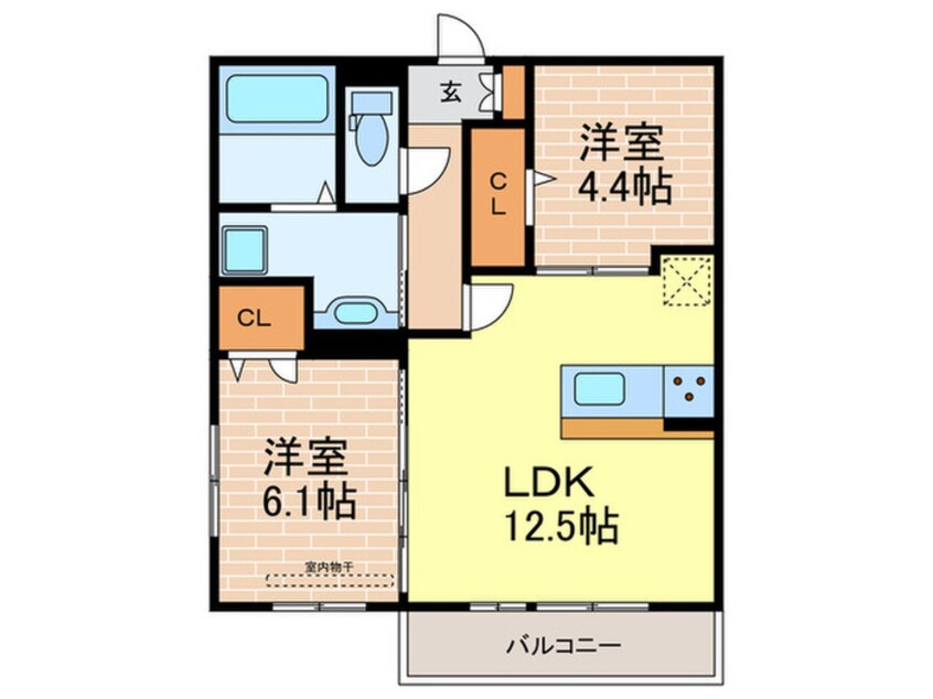 間取図 ヴェラ ロホ