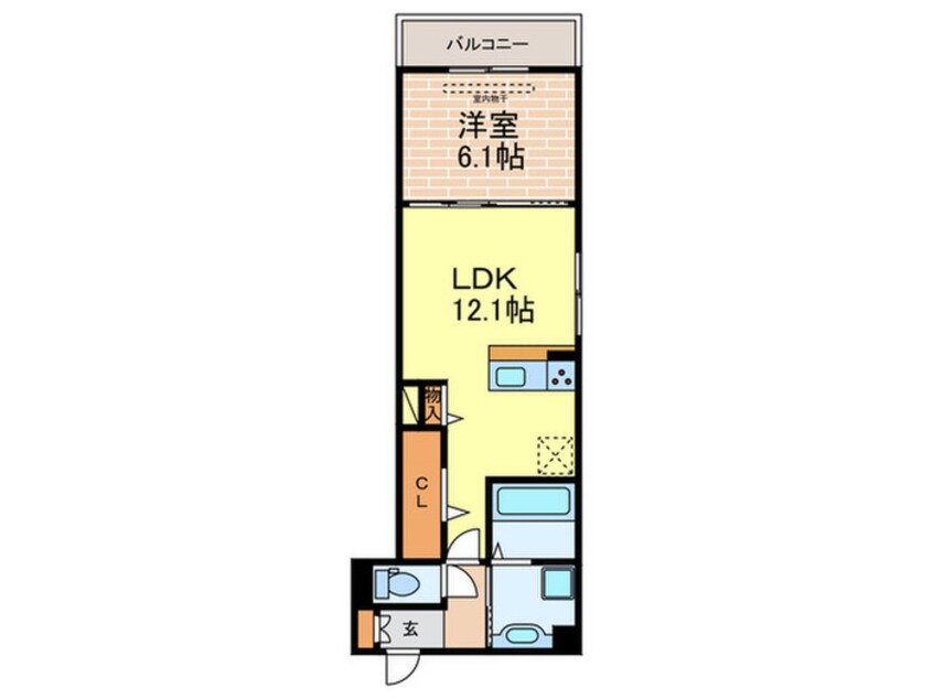 間取図 ヴェラ ロホ