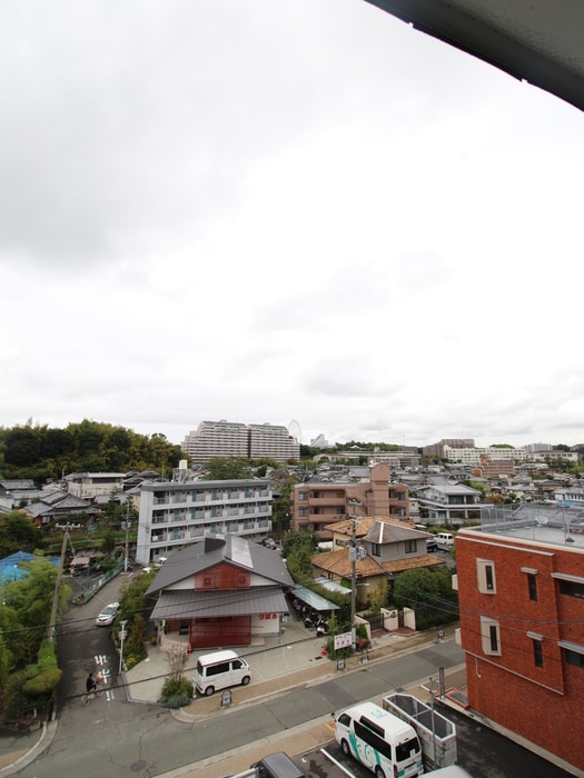 室内からの展望 第３王子マンション