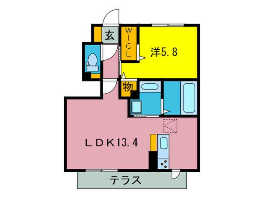 間取図 セジュール和の郷Ｂ棟