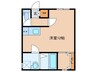 藤原マンション 1Rの間取り