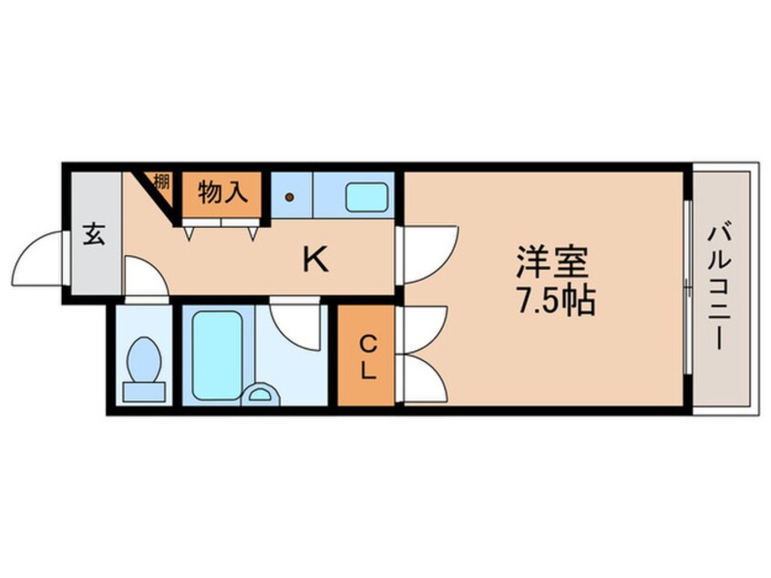 間取図 ＬＡＶＩＴＡヴェルデ