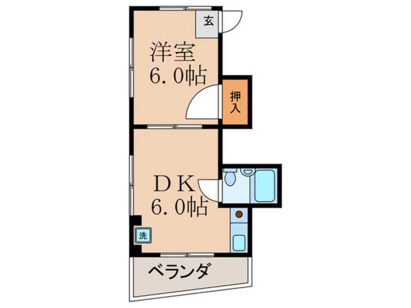 間取図 ヴィラ醍醐