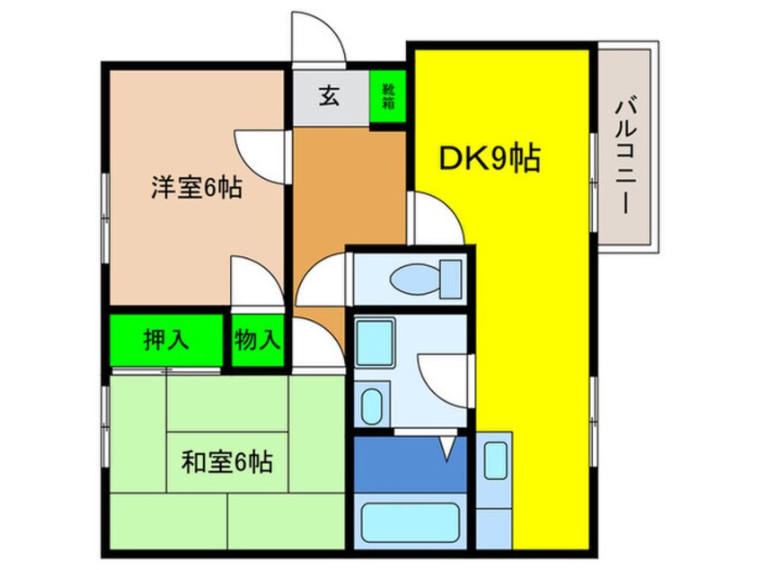 間取図 ロイヤルウイングＡ棟