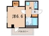 ヴィーナスブリッヂ壱番館 1Kの間取り