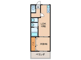 間取図 ソレイユ住道