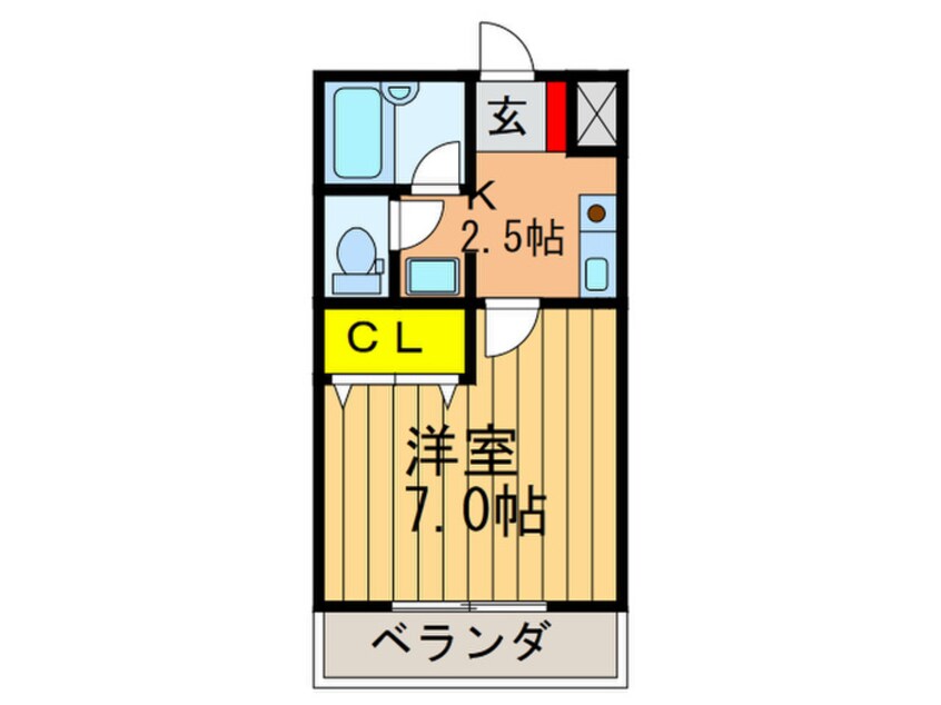 間取図 グレース小野