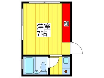 間取図 サンハイツと－ろく