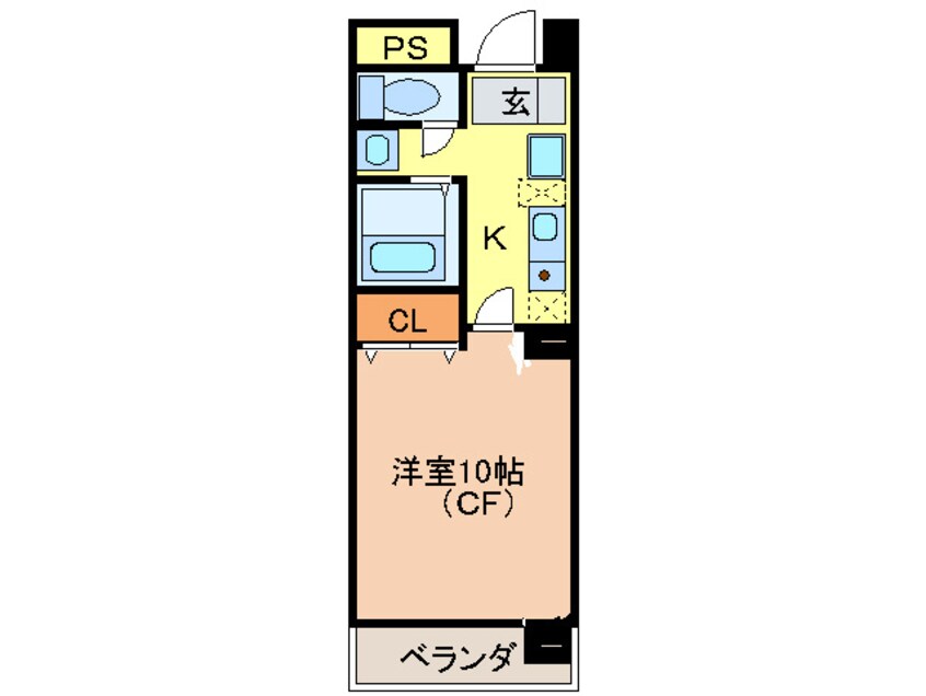 間取図 リュミエ－ル江坂