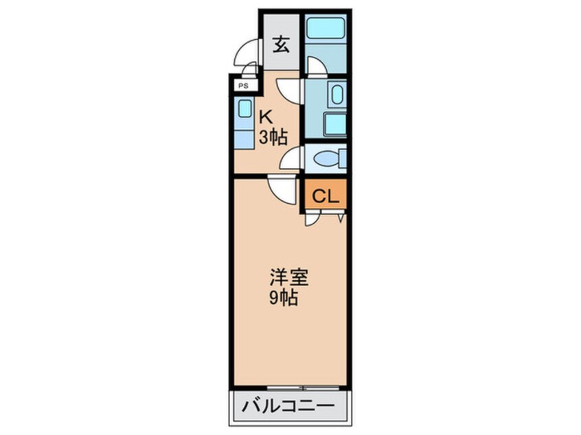 間取図 ドミ－ル・アオイ
