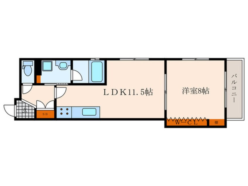 間取図 sawarabi六角油小路