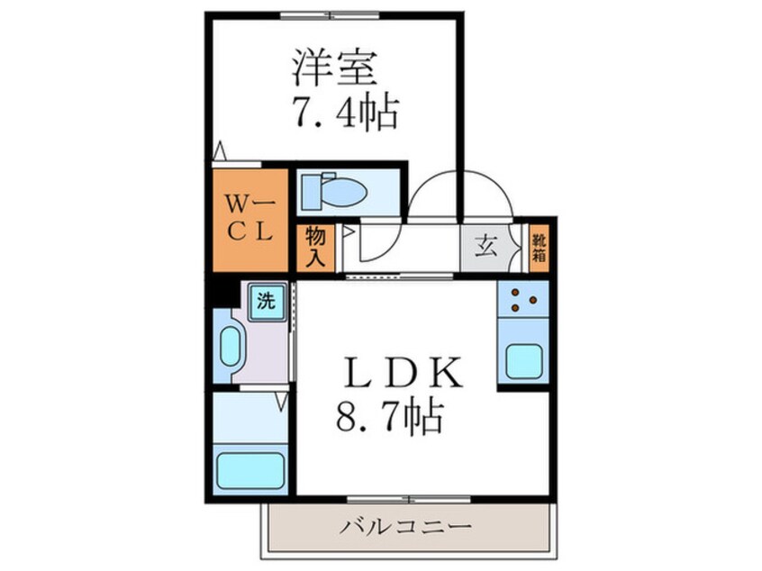 間取図 シャンポール雅