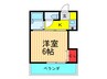 シャトー・ラフィット 1Kの間取り