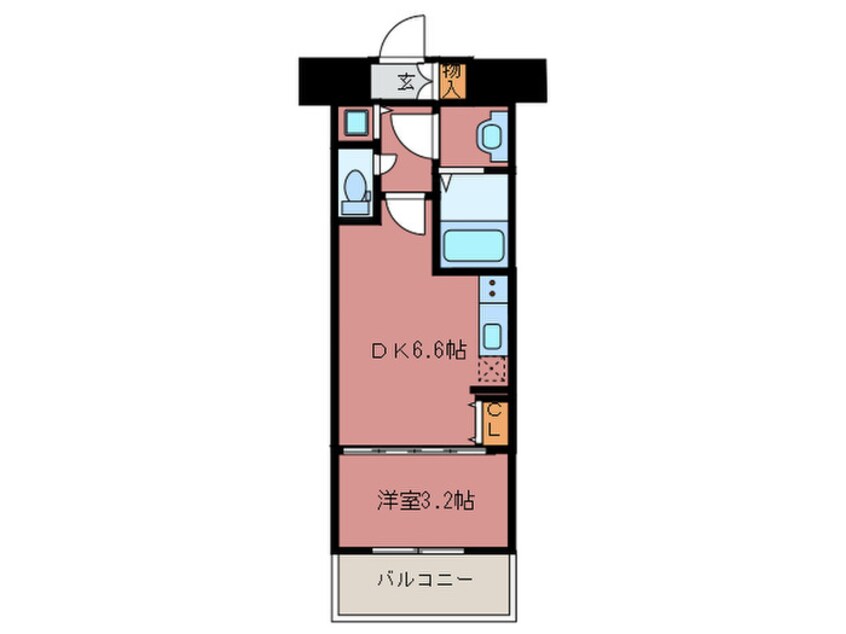 間取図 GARNETMILLENNIUMKYOTO九条烏丸