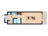 グレース大宮 1Kの間取り
