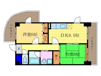 間取図 エクセル清涼