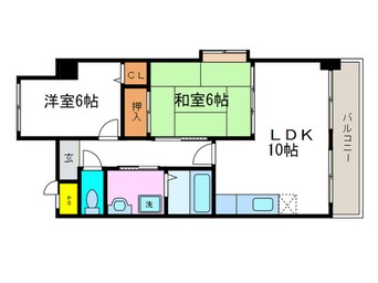 間取図 エクセル清涼