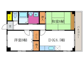 間取図 エクセル清涼