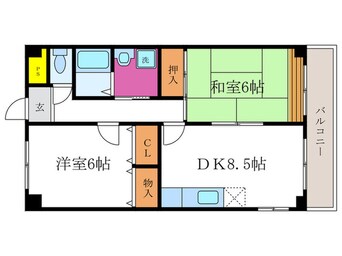 間取図 エクセル清涼