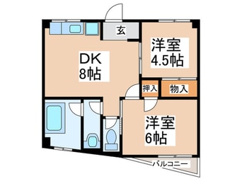 間取図 カツラビル