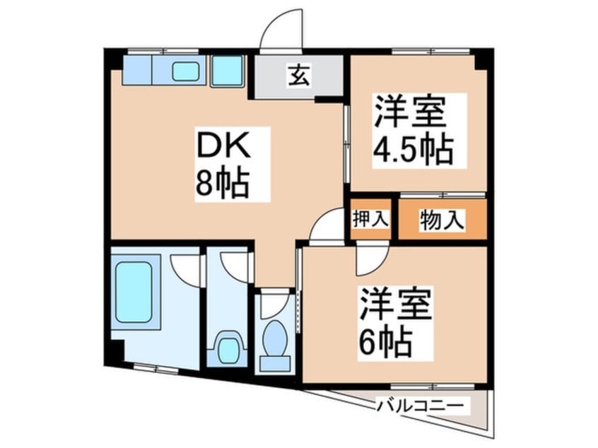 間取図 カツラビル