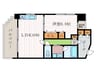 セントポ－リア西大路七条 1LDKの間取り