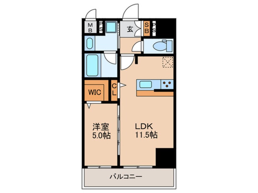 間取図 グランディア大阪ノース