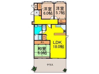 間取図 ダイフジ春日