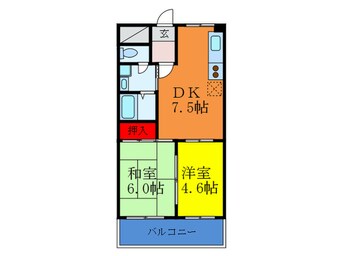 間取図 ハイムグローリーⅠ