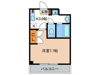 間取図 シャンヴェルジェ豊中Ⅱ