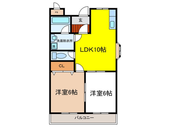 間取り図 第２ハイツスリ－アロ－