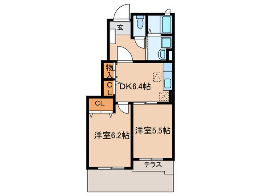 間取図 メゾン　さくら坂