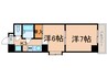 プレシャス御池 2Kの間取り