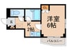 メゾン・ド・ミュリエ灘 1Kの間取り