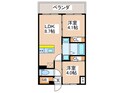 パラゴン勝山通りの間取図