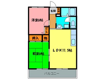 間取図 ガルテン・ハイム