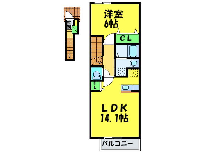 間取図 ジャン＆Ｔ