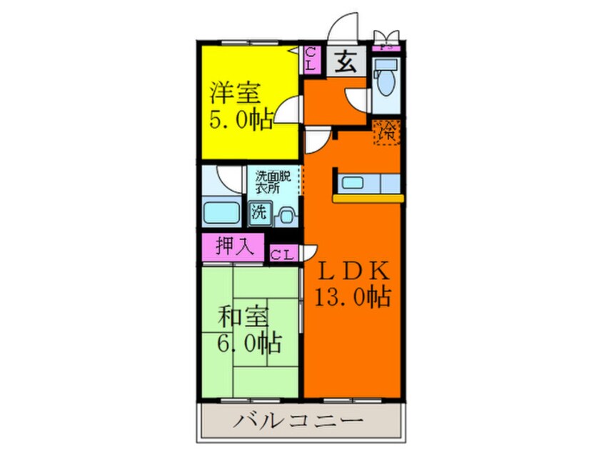 間取図 ケイズ　コ－ト