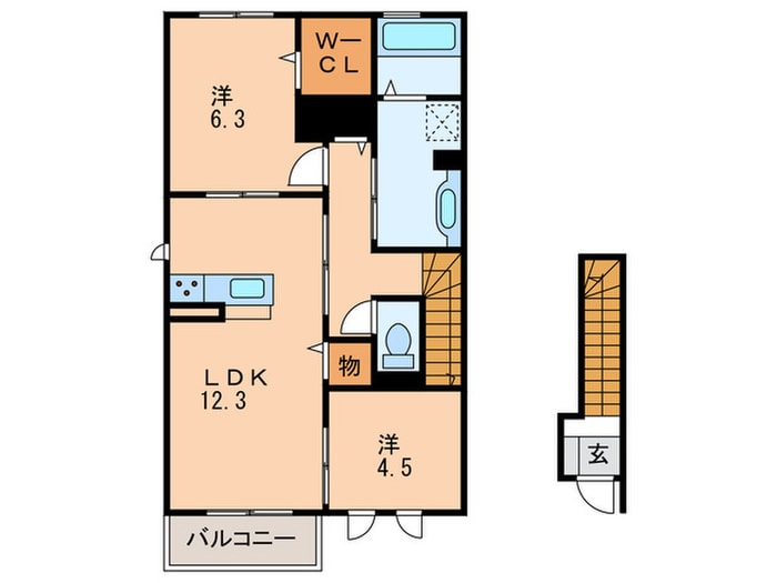 間取り図 リアン　ドュ　ファミーユ