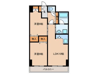 間取図 ハイツ天王寺1号館