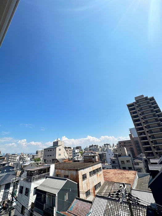 室内からの展望 ハイツ天王寺1号館