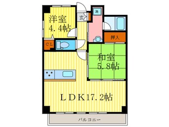 間取図 ルミエール・ウエスト