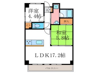 間取図 ルミエール・ウエスト