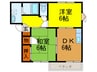 アビィロード枚岡 2DKの間取り