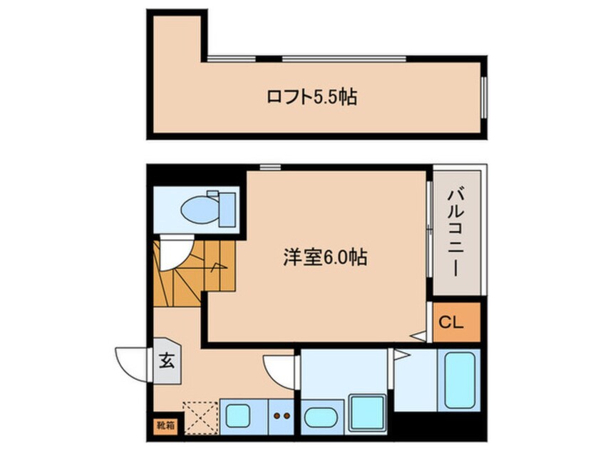 間取図 アーバンテラス伝法