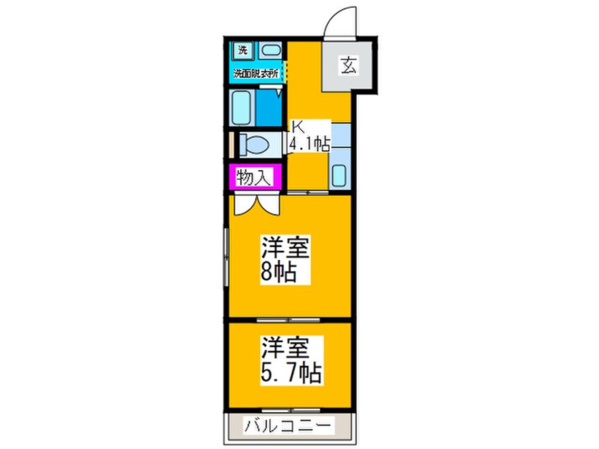 間取図 ハイツ吉田