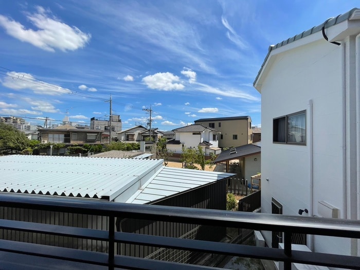 室内からの展望 サザンルピナス