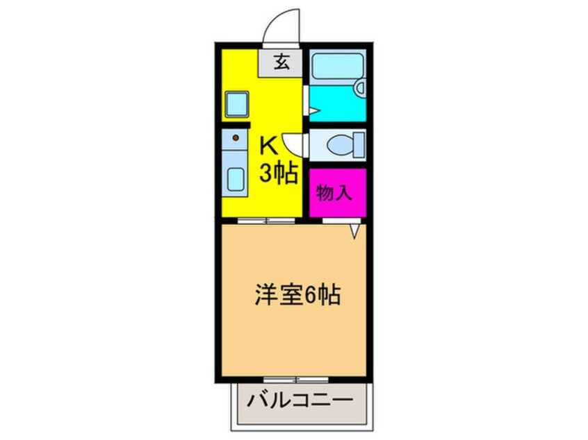 間取図 ﾊｲﾂ浜